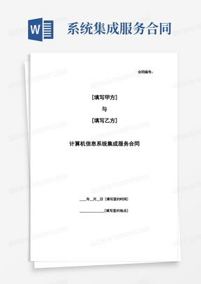 诊所信息系统情况说明模板下载与服务介绍